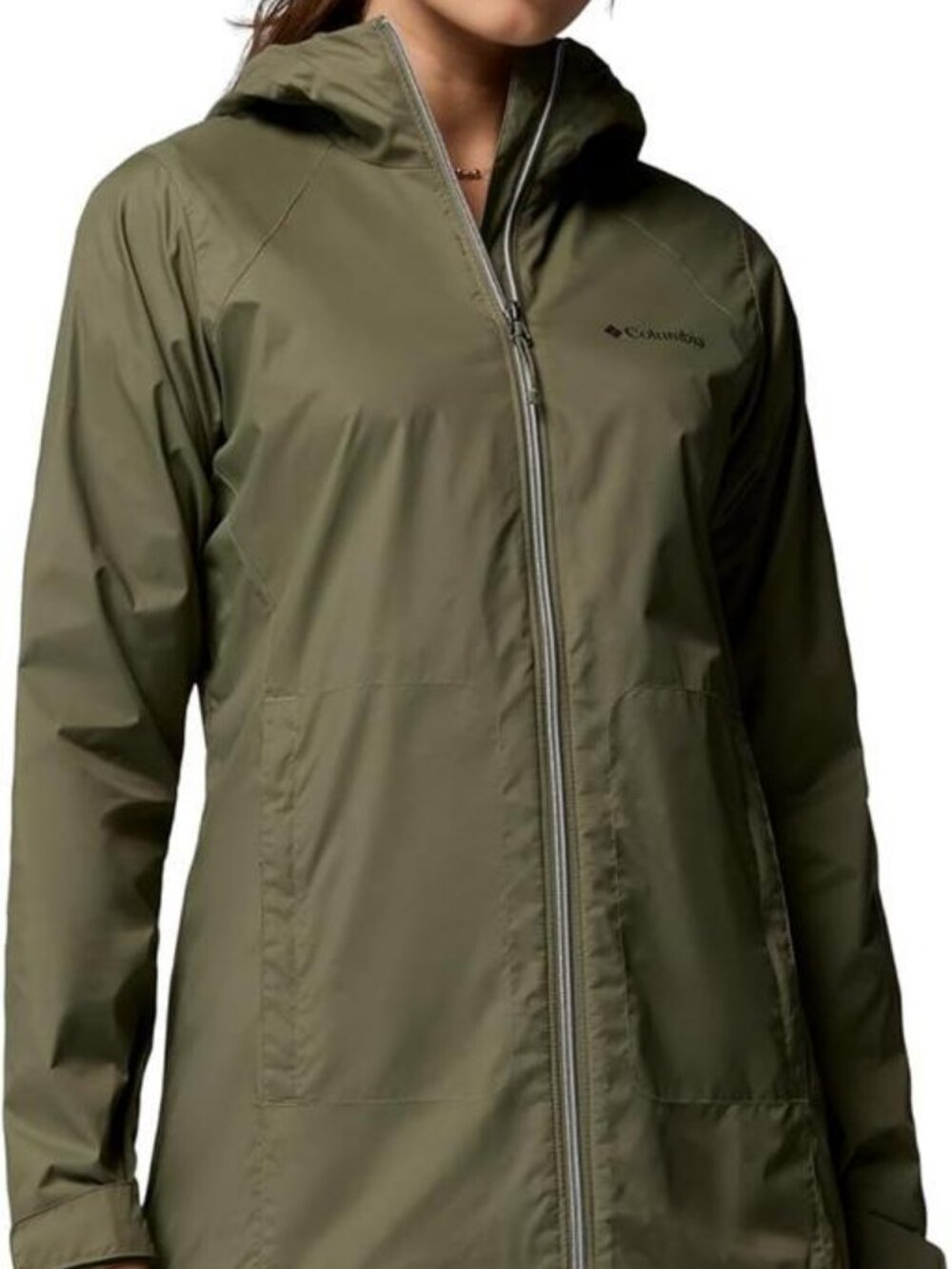 NEW! Columbia Women's Switchback II Lined Long Jacket - Green, XXL (Retail $100)